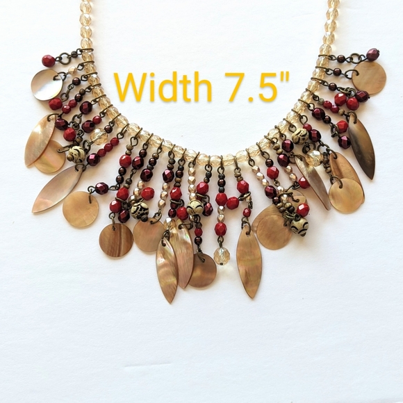 CHICO's Multi-Color Beaded Crystal Statement Necklace - Picture 3 of 4